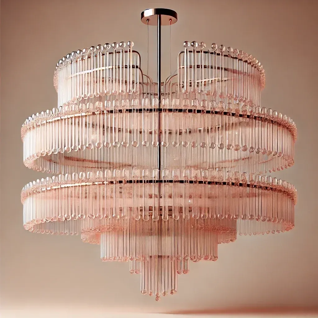 Murano Ice Glas Chandelier